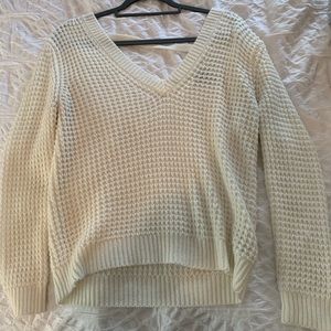 Oversized white sweater!!